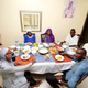 A muslim family breaking fast in Côte d’Ivoire.